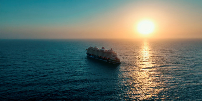 Drohnenaufnahme Mein Schiff